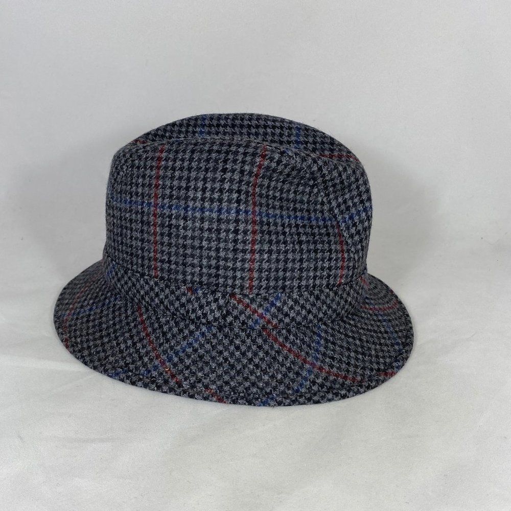 Scala Shape-able Brim Small Checker Pattern Hat - Picture 7 of 12